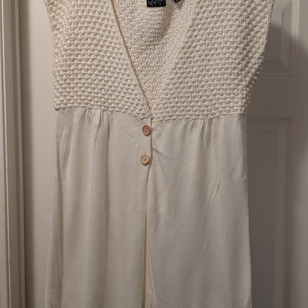 Kensie Cream Knit Women's Top